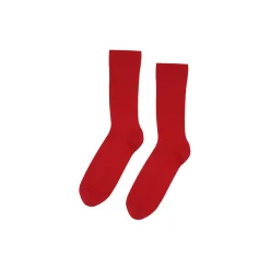 Classic Organic Sock, scarlet red