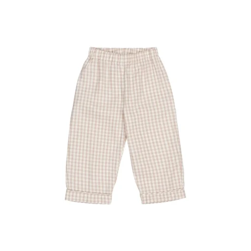 Classic Pyjamas, beige gingham