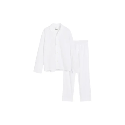 Classic Pyjamas Waffle, white