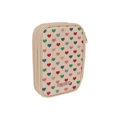 Clover Maxi Pencil Case, coeur colorè frappe
