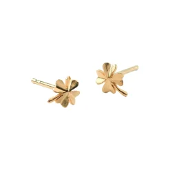 Clover ørestikker, guld