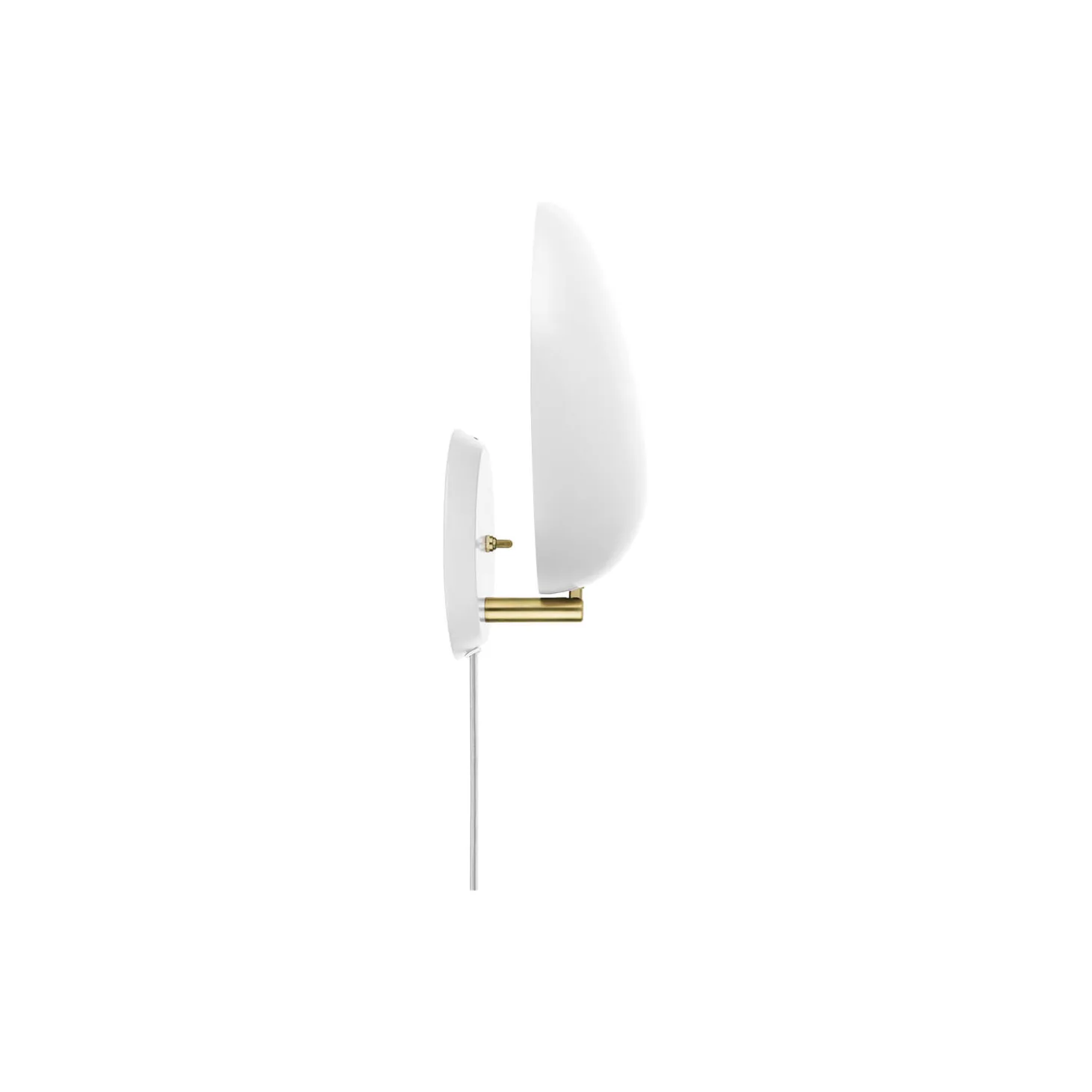 Cobra Wall Lamp, white semi matt