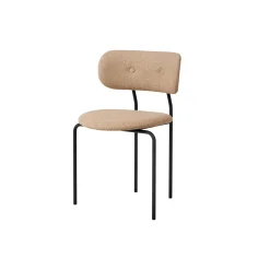 Coco Dining Chair, Around Bouclé 004/black matt