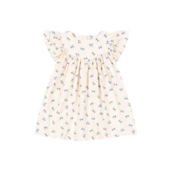 Coco Dress, bow bleu