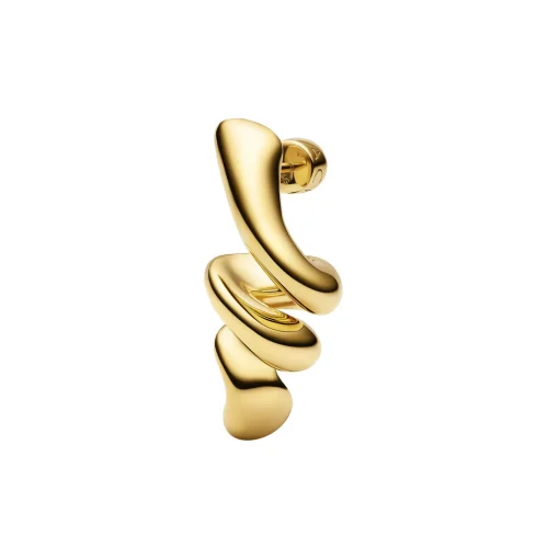 Coil Earrings Small, guld