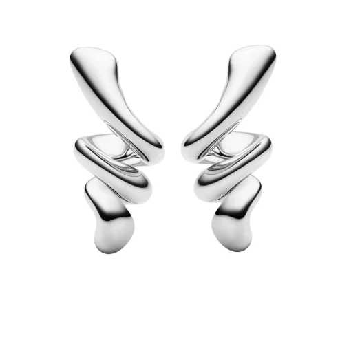 Coil Earrings Small, sølv