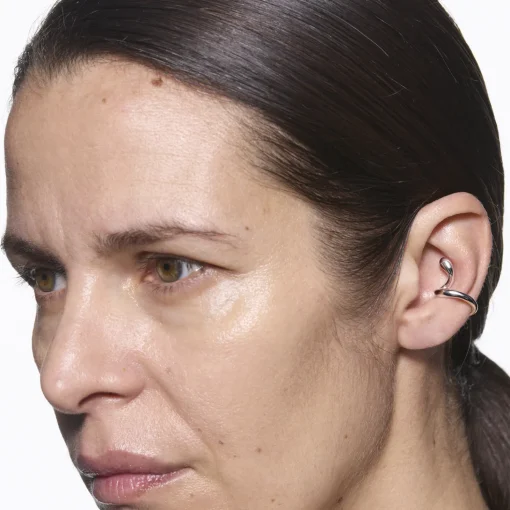 Coil Whirl Ear Cuff Left, sølv