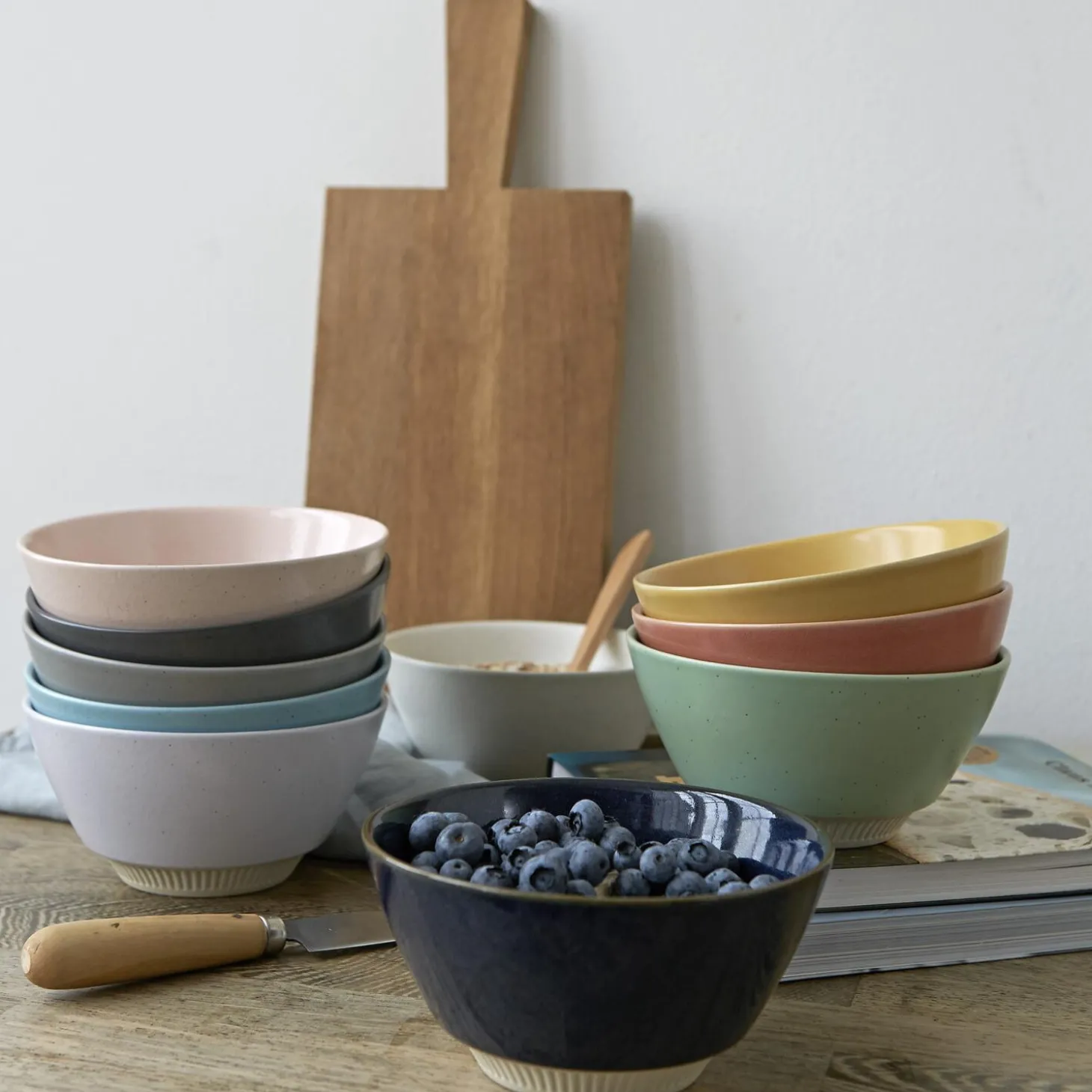 Colorit skål Ø 14 cm, coral