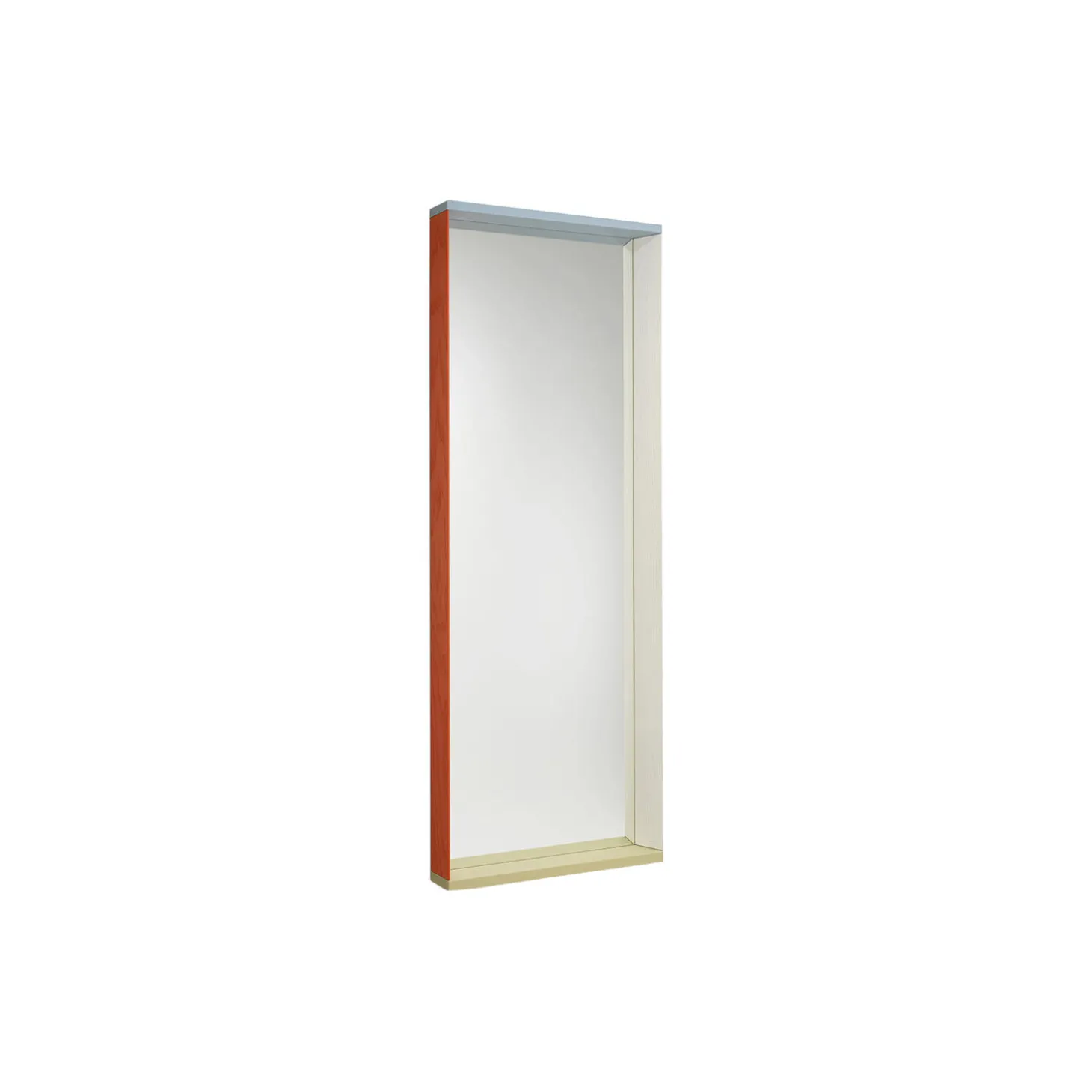 Colour Frame Mirror Large, blue/orange