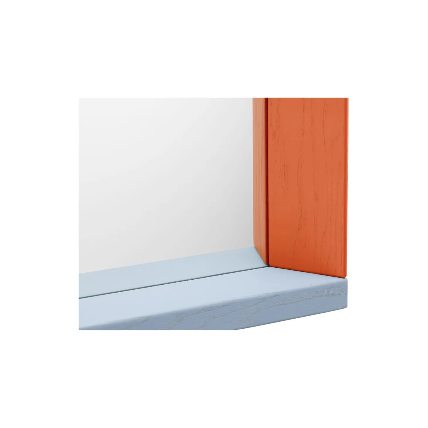 Colour Frame Mirror Large, blue/orange