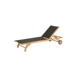Columbus Sunbed, black