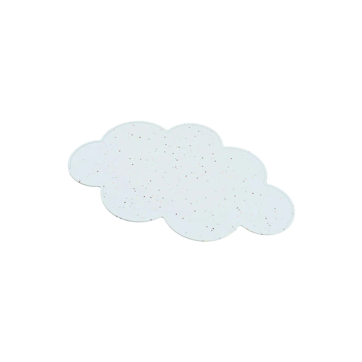 Confetti silikone dækkeserviet , blue