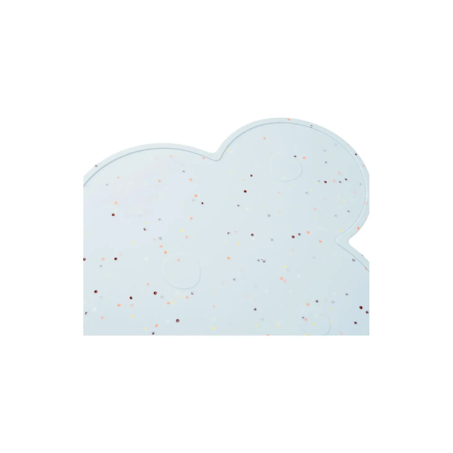 Confetti silikone dækkeserviet , blue