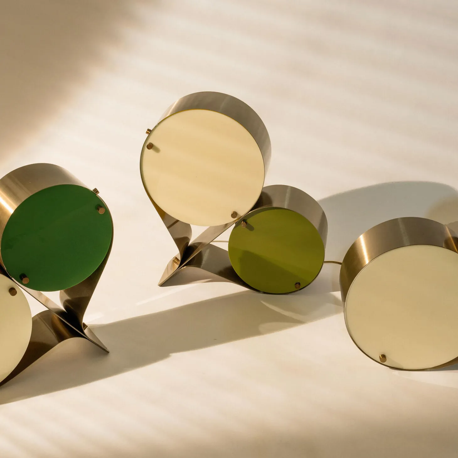 Coppia Table Lamp, ivory/olive