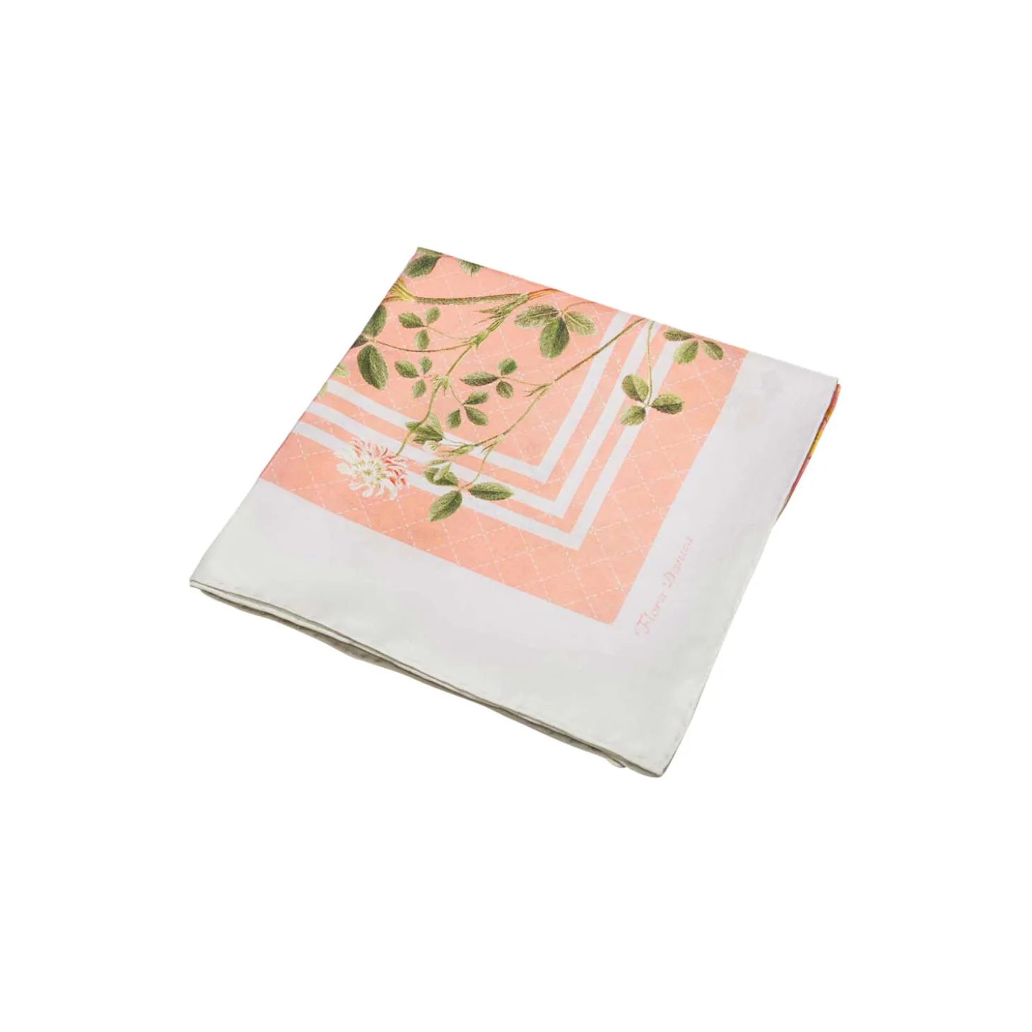 Coral Flora silketørklæde