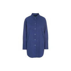 Core cotton stor skjorte, twilight blue
