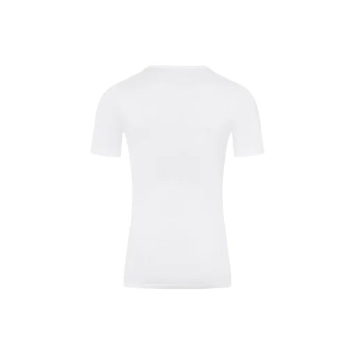 Cotton Pure SS Shirt V-Neck, white