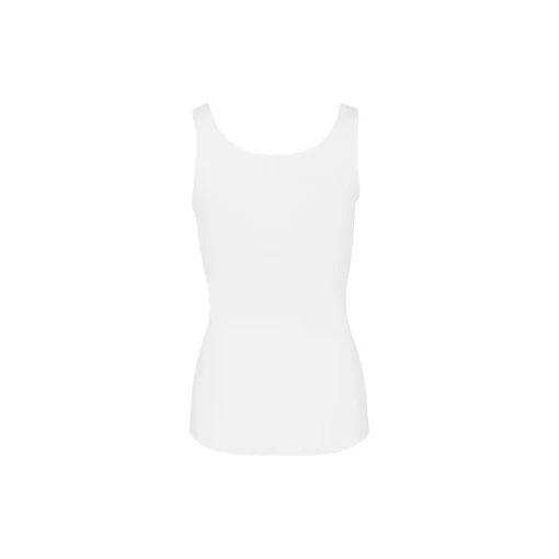 Cotton Seamless Tank Top, white