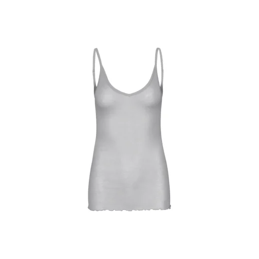 Cotton Spaghetti Top, grey