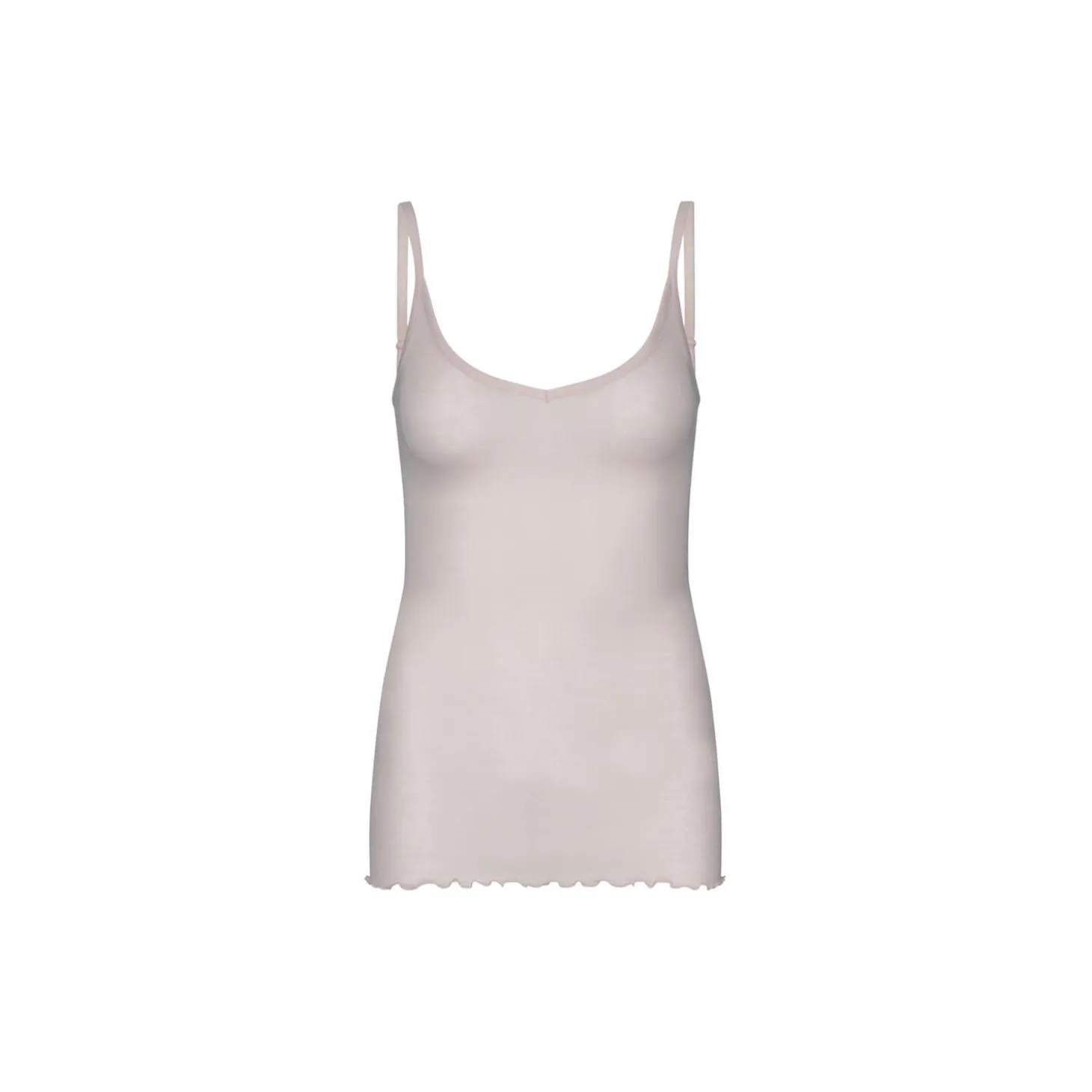 Cotton Spaghetti Top, rosie beige