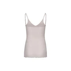 Cotton Spaghetti Top, rosie beige