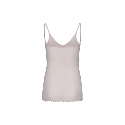 Cotton Spaghetti Top, rosie beige
