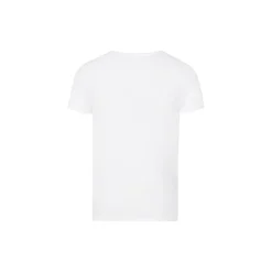 Cotton Superior SS Shirt V-Neck, white