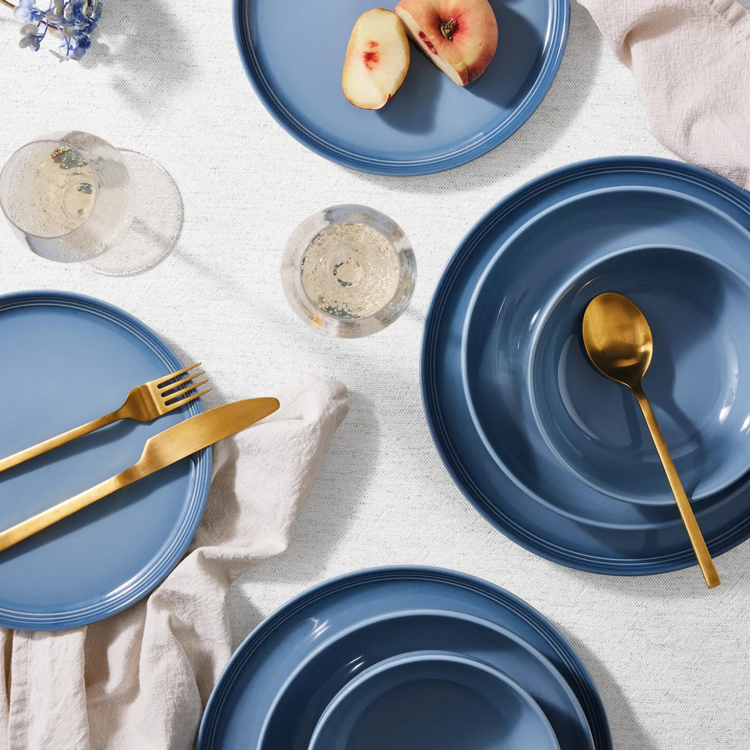Coupe middagstallerken 27 cm, chambray