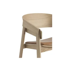 Cover Lounge Chair, refine leather cognac/oak