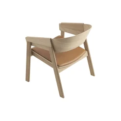 Cover Lounge Chair, refine leather cognac/oak