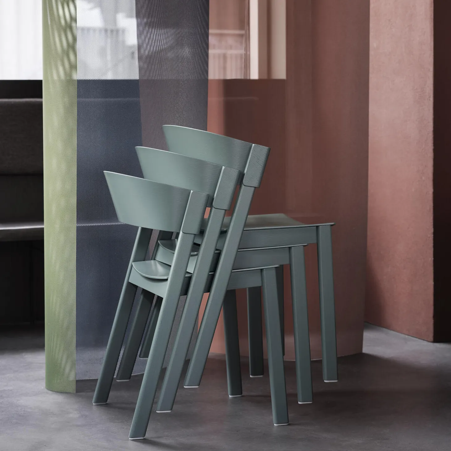 Cover Side Chair, green