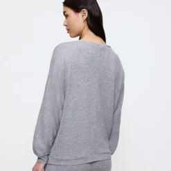 Cozy Comfort Top X, medium grey melange
