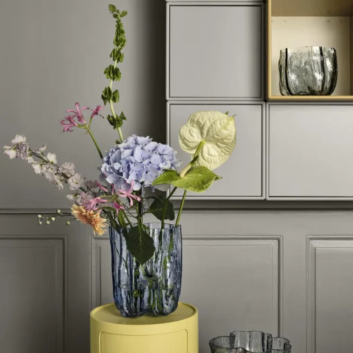 Crackle vase, recycled