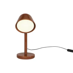 Céramique Down bordlampe, rust red