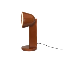 Céramique Side bordlampe, rust red