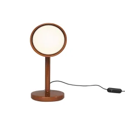 Céramique Side bordlampe, rust red