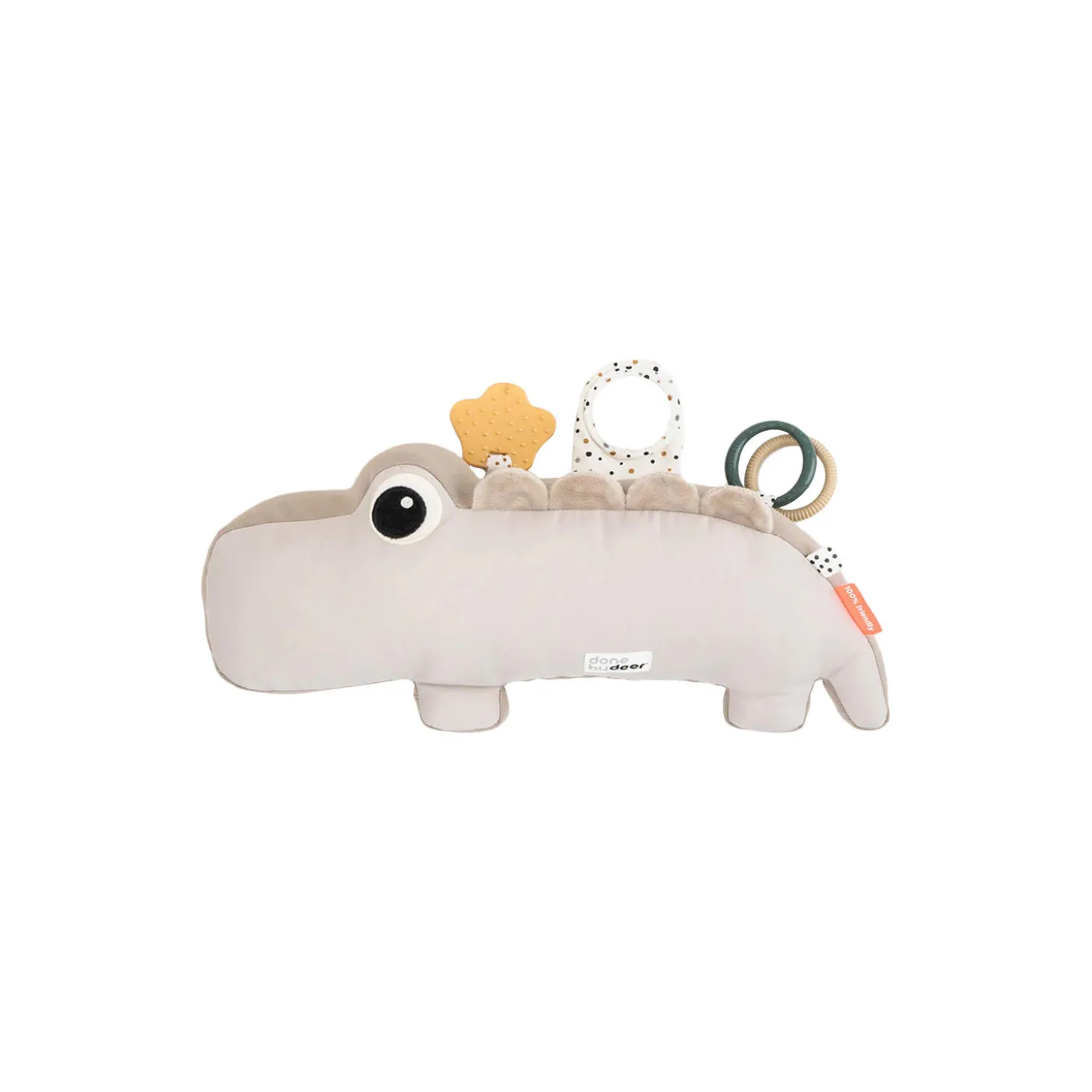 Croco tummy time aktivitetslegetøj, sand