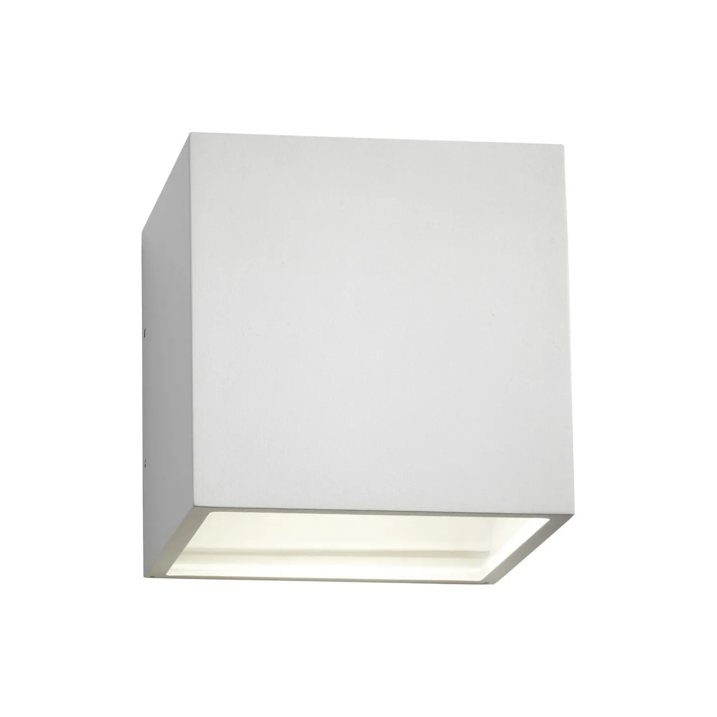 CUBE XL Up/Down væglampe, hvid