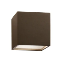 CUBE XL Up/Down væglampe, rust