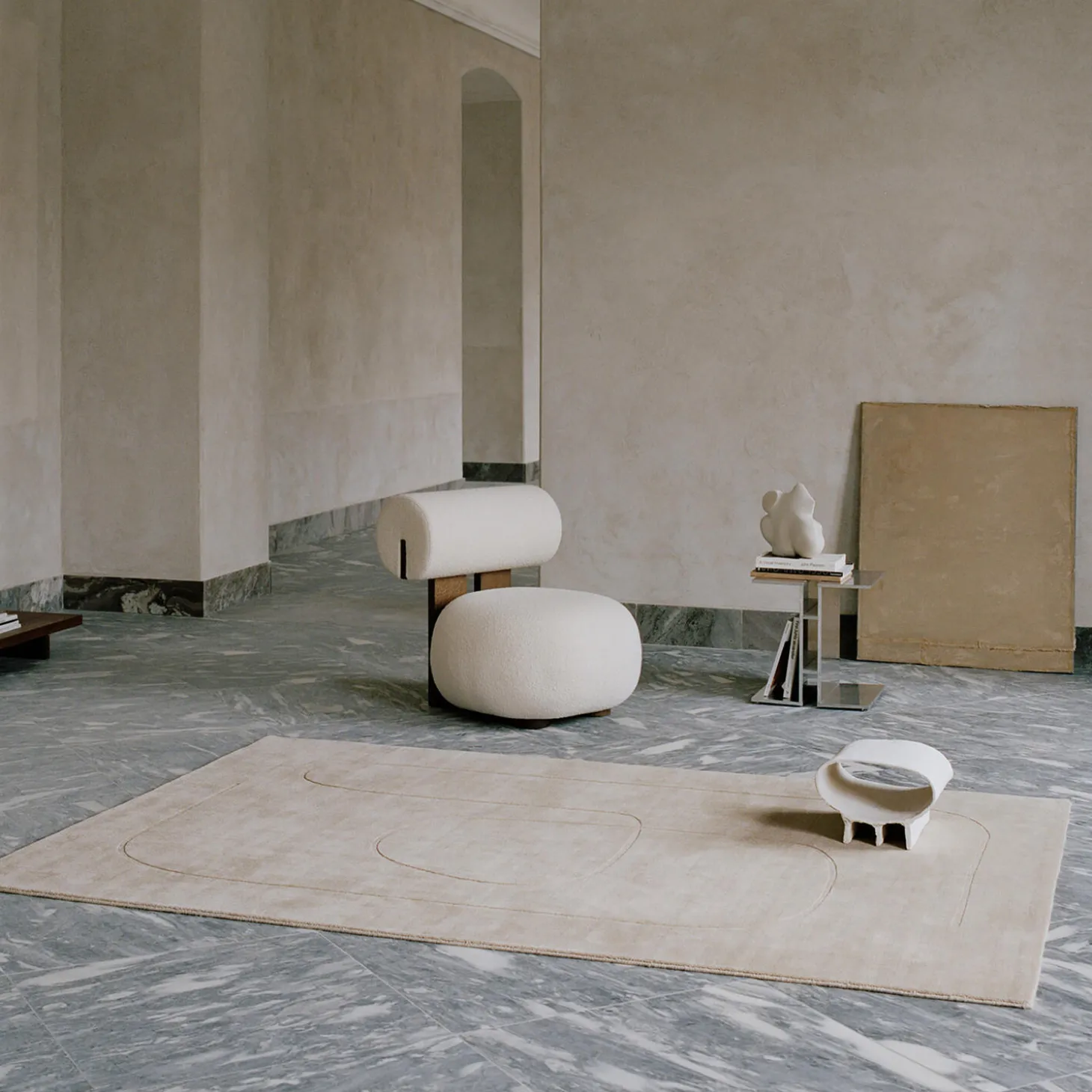 Cursive Expanse gulvtæppe, beige