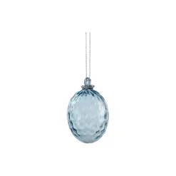 Danish Summer Easter Egg, blue smoke