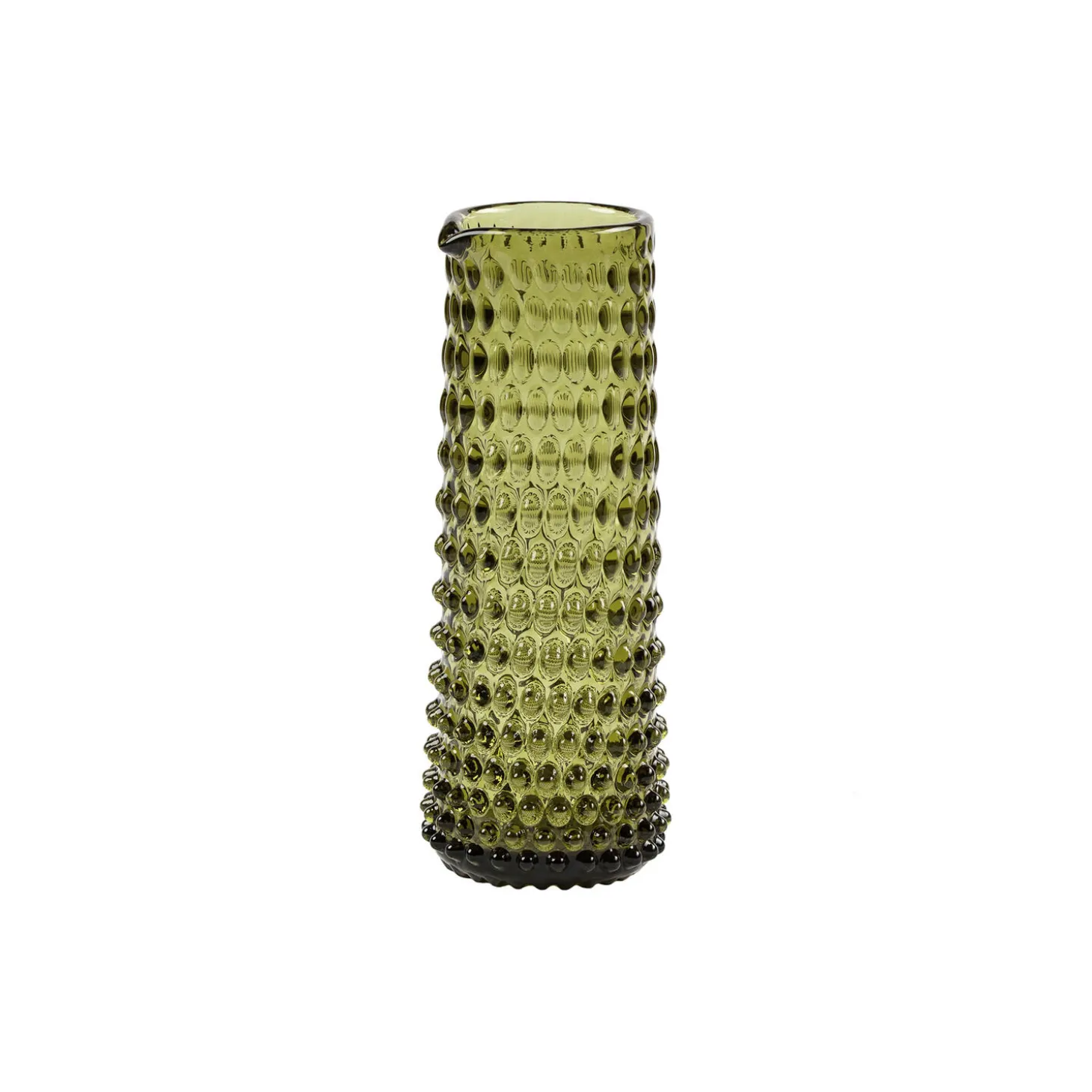 Danish Summer Milk Pitcher, olive green