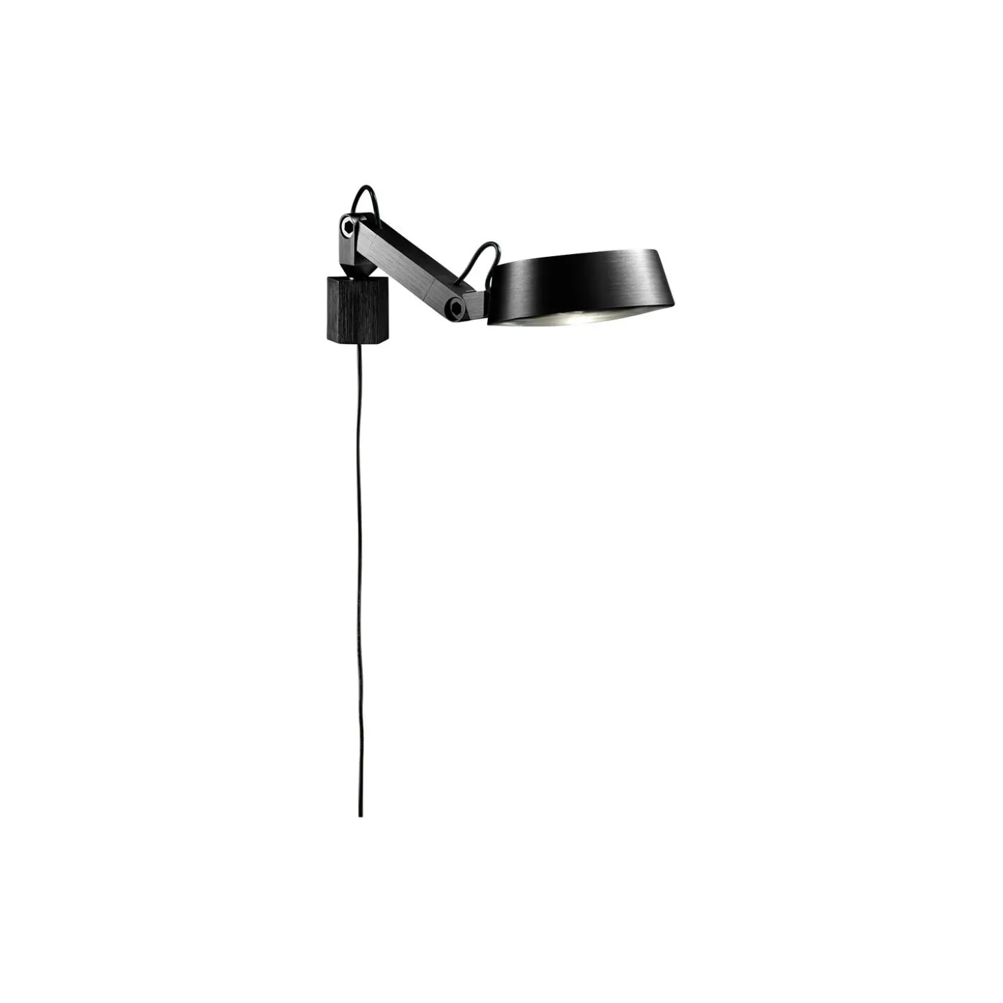 DARK W1 væglampe, carbon black