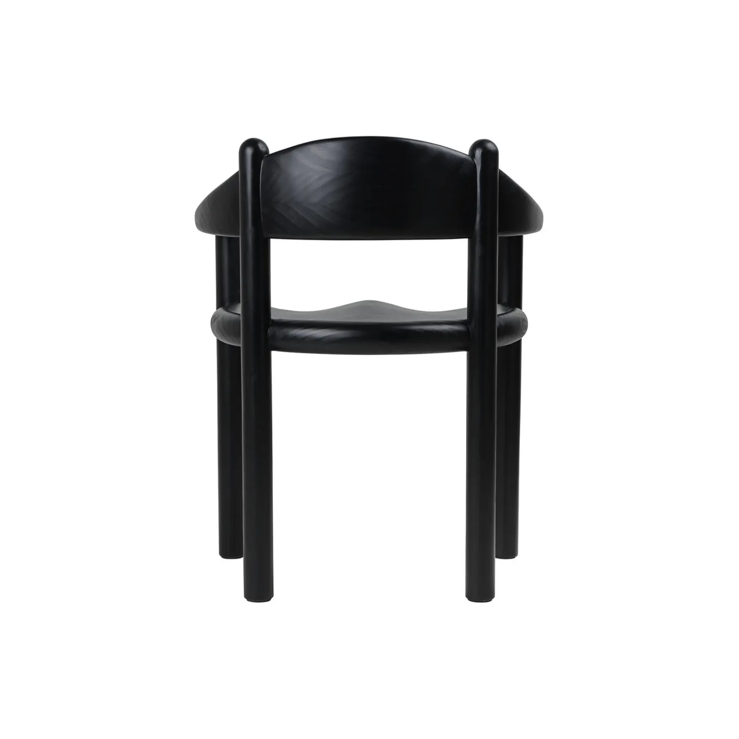 Daumiller Dining Armchair, brown/black pine