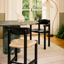 Daumiller Side Chair, brown/black pine