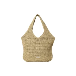 Day Crochet Tote, coriander beige