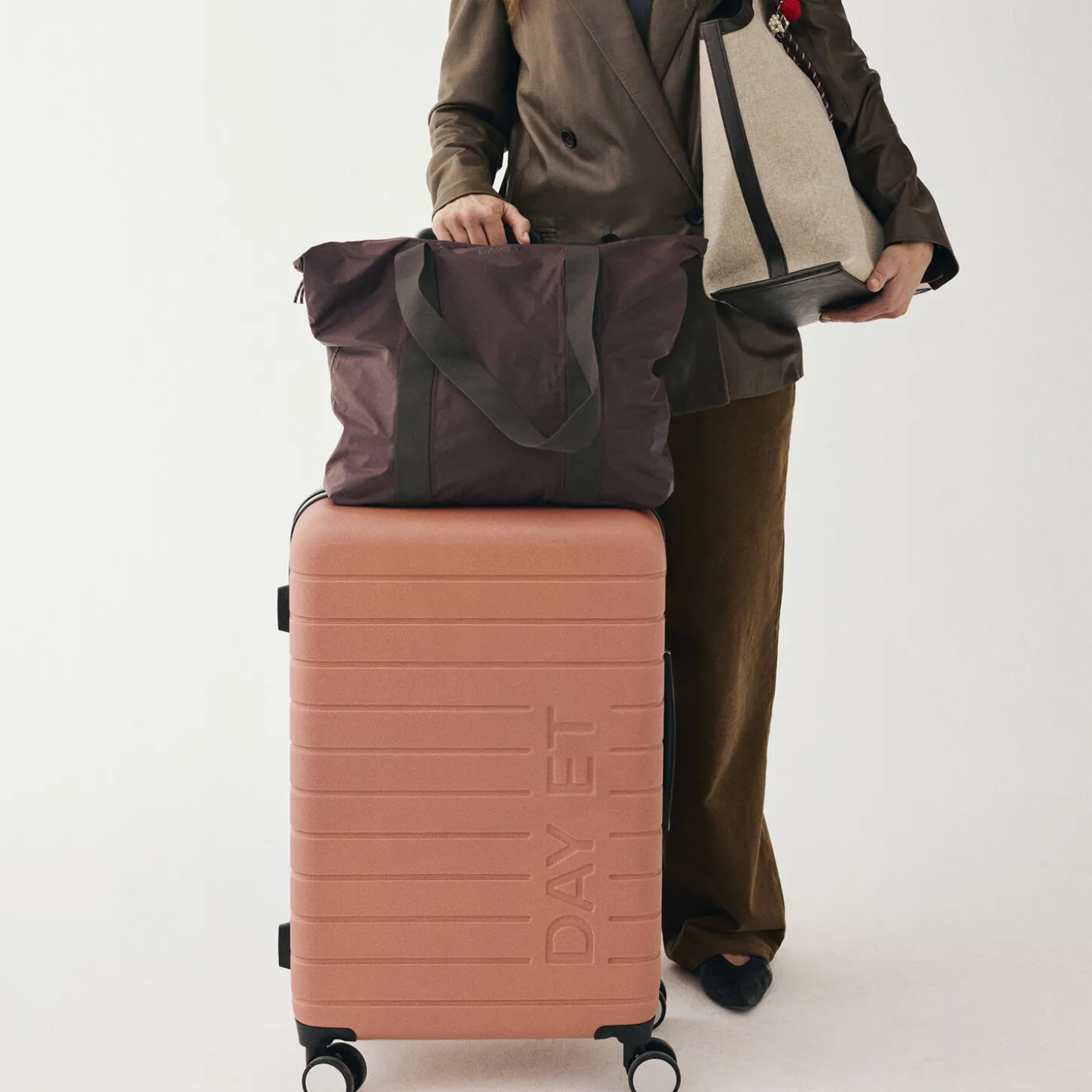 Day Melange Tote, brindle