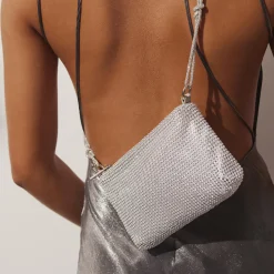 Day Party Night Purse, silver