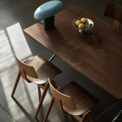 Daystak RD1 Side Chair, beech/walnut