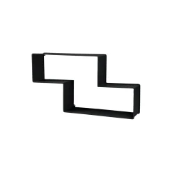 Dédal Shelf, soft black semi matt